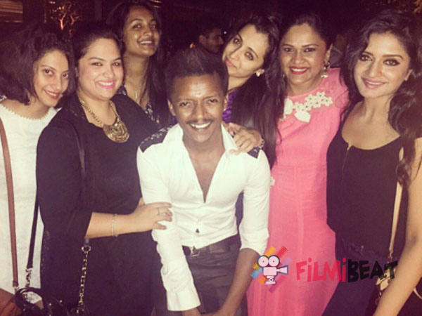 Trisha With her Friends