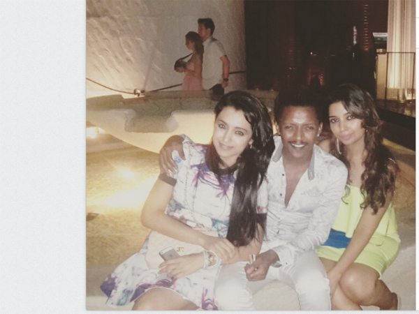 Trisha With Her Friends