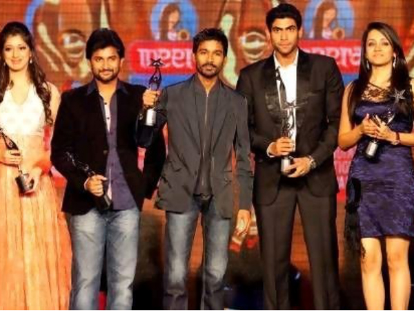 Trisha With Rana And Dhanush