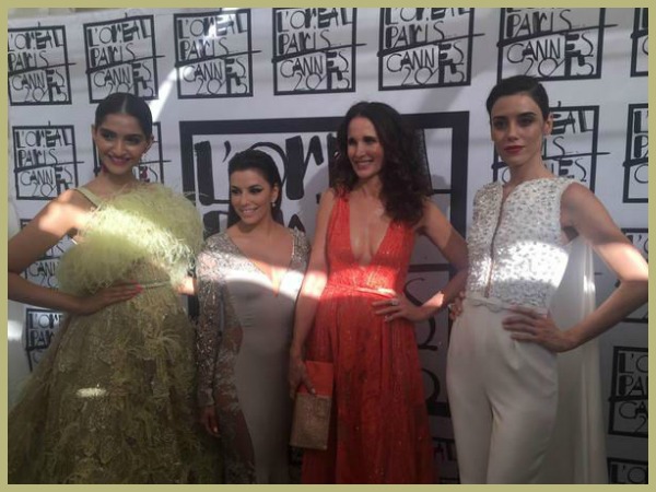 With L'Oreal Ambassadors