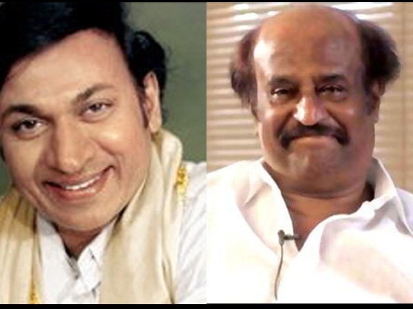 Dr Rajkumar and Rajinikanth 