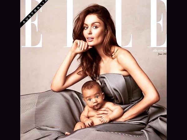 Nicole Trunfio Is Breastfeeding Her Baby Boy On Elle Cover!