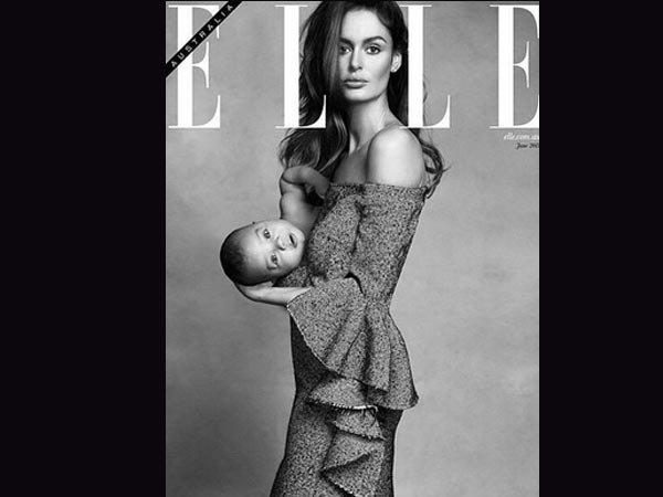 Nicole Trunfio Is Breastfeeding Her Baby Boy On Elle Cover!