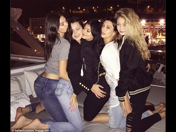 Gigi Hadid Licks Kendall While Bella Grabs Her Boob In Pics