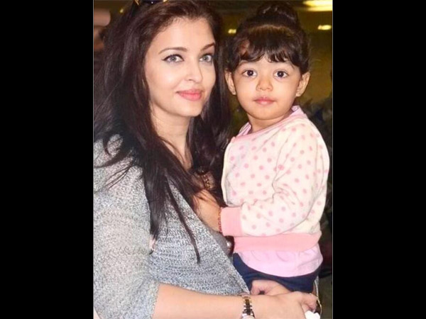 Aaradhya With Aish