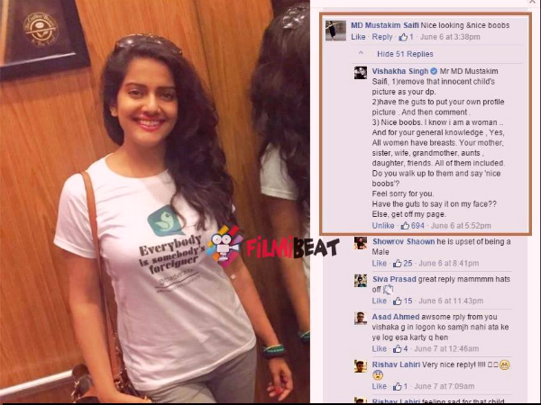 VULGAR COMMENTS: 'Kanna Laddu Thinna Aasaiya' Actress Vishakha Singh Victimized VULGAR COMMENTS: 'Kanna Laddu Thinna Aasaiya' Actress Vishakha Singh Victimized