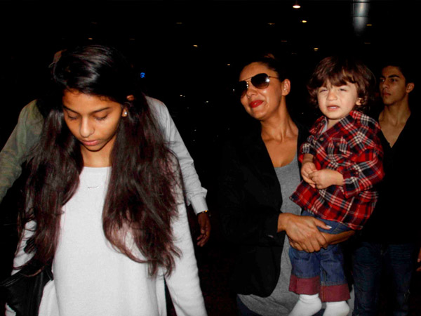 Suhana, AbRam And Gauri