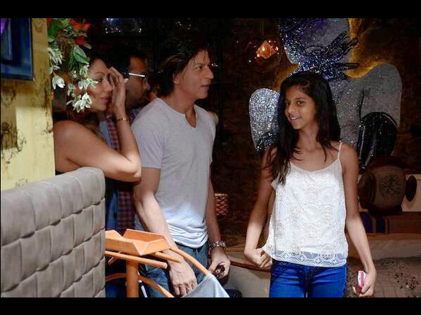 Suhana, Shahrukh And Gauri