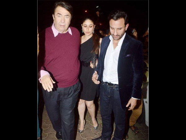 Randhir, Saif, Kareena Randhir, Saif, Kareena