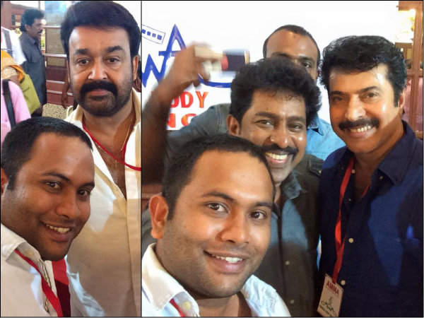 Aju Varghese With His Superstars