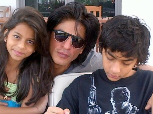 Shahrukh With His Kids