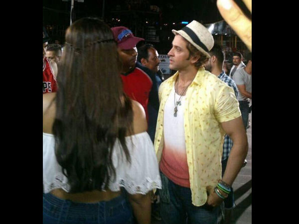 Hrithik Roshan While Shooting The Musical Video Dheere Dheere
