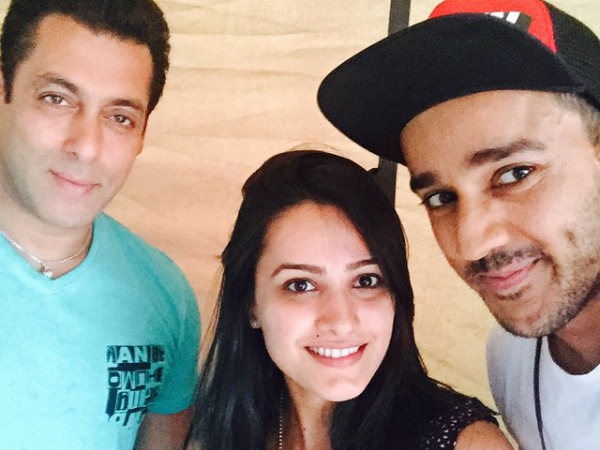 Anita Hassanandani With Salman