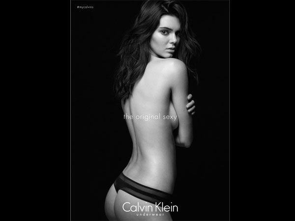 Kendall Jenner Goes Topless, Flaunts Curves For Calvin Klein's New Campaign