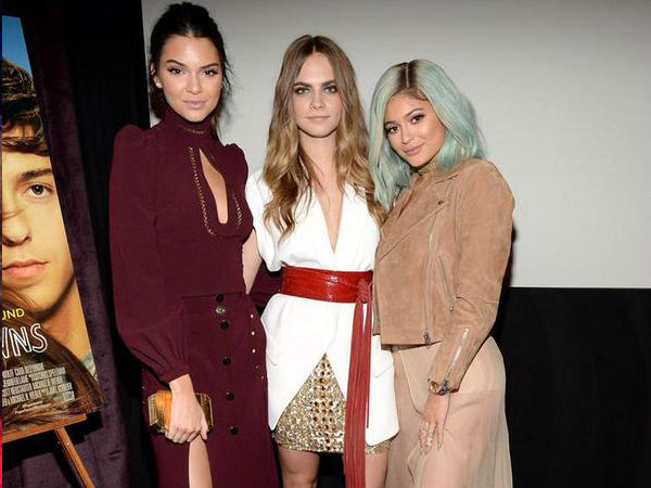 Kylie, Kendall Cara Delevingne Paper Towns Screening