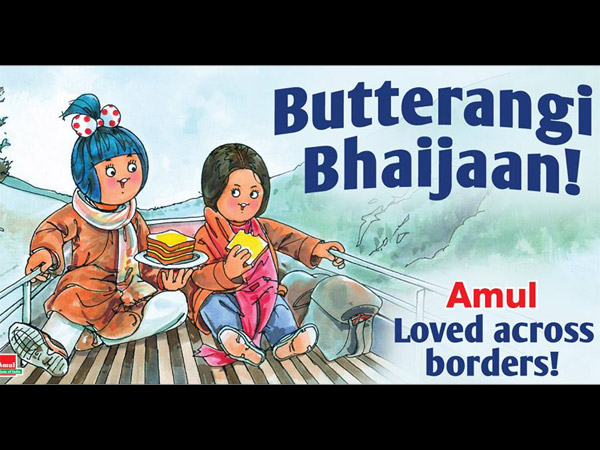 Amul's ad On Bajrangi Bhaijaan