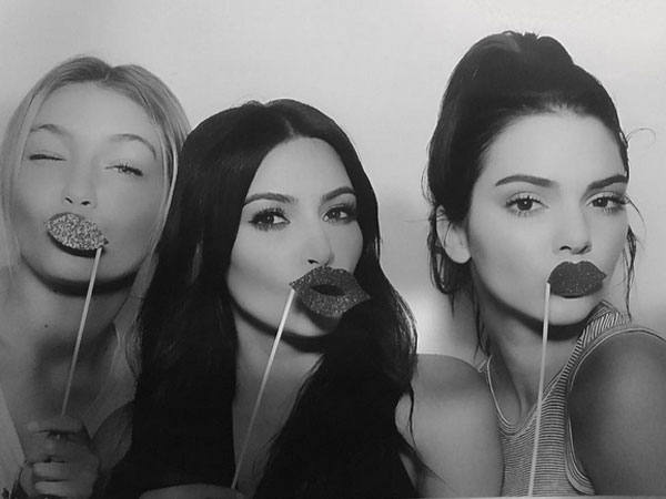 Kim, Gigi and Kendall