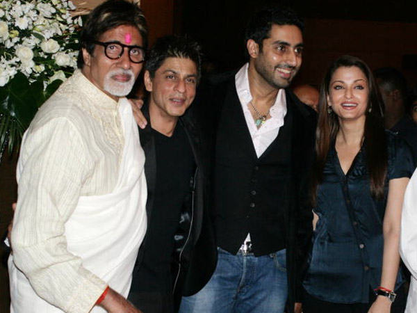 The Bachchans With Shahrukh