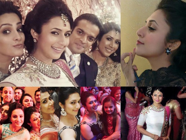 Divyanka At Karan's Wedding