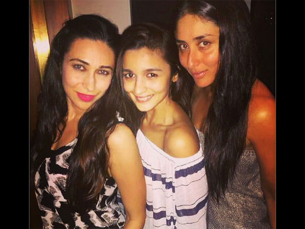 Alia With Kapoor Sisters