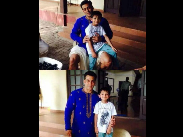 Salman Khan With Child 