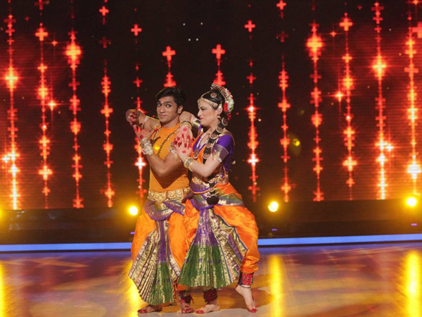 Radhika Performing Bharatnatyam