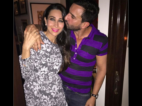 Saif Kisses Karisma