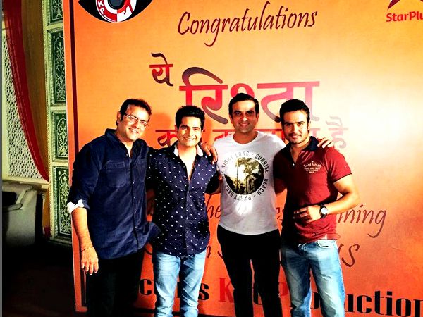 Karan With Co-Stars Karan With Co-Stars