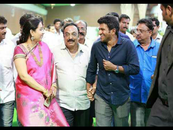 Puneeth Rajkumar With Wife Anjali 