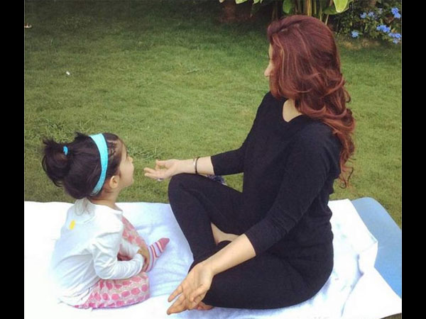 Nitara Exercising With Her Mom Nitara Exercising With Her Mom