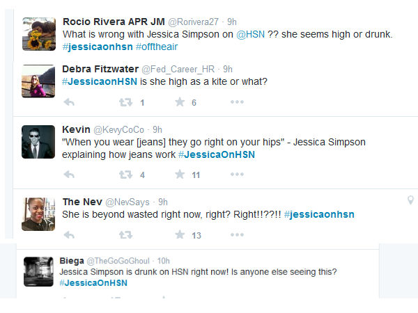 Jessica Simpson Accused Of Coming Drunk On HSN, Slammed On Twitter Jessica Simpson Accused Of Coming Drunk On HSN, Slammed On Twitter