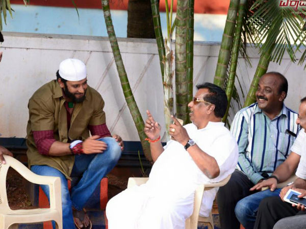 Darshan With Production Team 