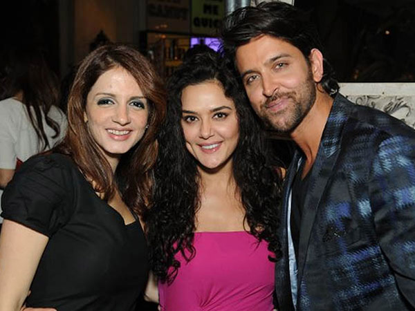 With Preity Zinta