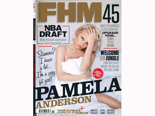 Pamela Anderson Is FHM's Oldest Yet Hottest Star, Bares On Cover, Talks Playboy Parties...