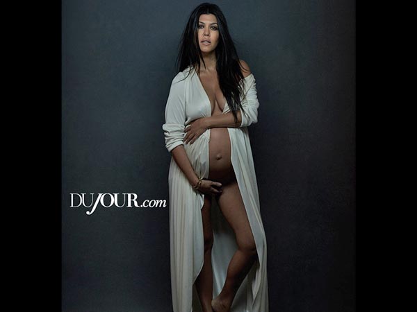Kourtney Kardashian Bares It All, Shows Derriere For An Arty Shoot