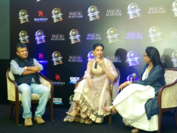 Deepika Sharing Her Experience Deepika Sharing Her Experience