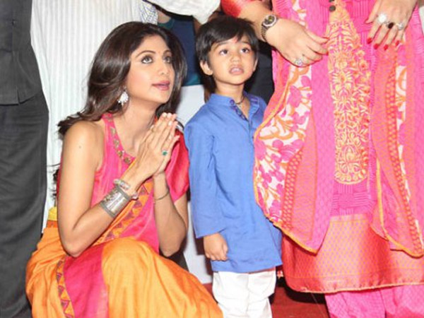 Shilpa With Viaan Shilpa With Viaan