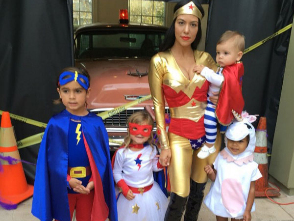 Kim Shows Off North & Penelope Halloween Costumes!