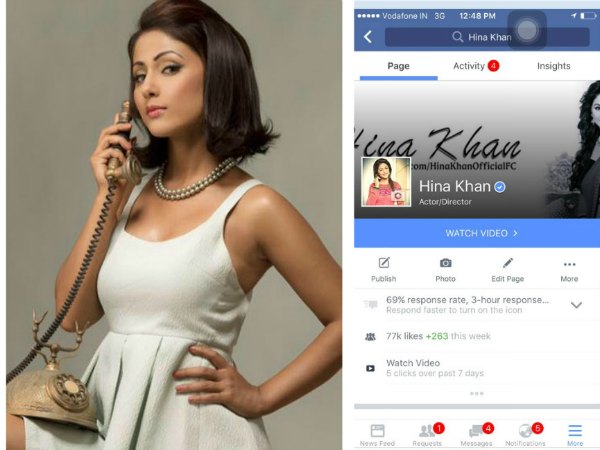 Yeh Rishta Kya Kehlata Hai’s Akshara Aka Hina Khan’s Facebook Page Gets Verified! Yeh Rishta Kya Kehlata Hai’s Akshara Aka Hina Khan’s Facebook Page Gets Verified!