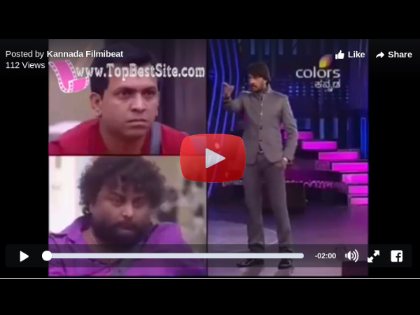 Bigg Boss 3: Huccha Venkat vs Kiccha Sudeep (Video)