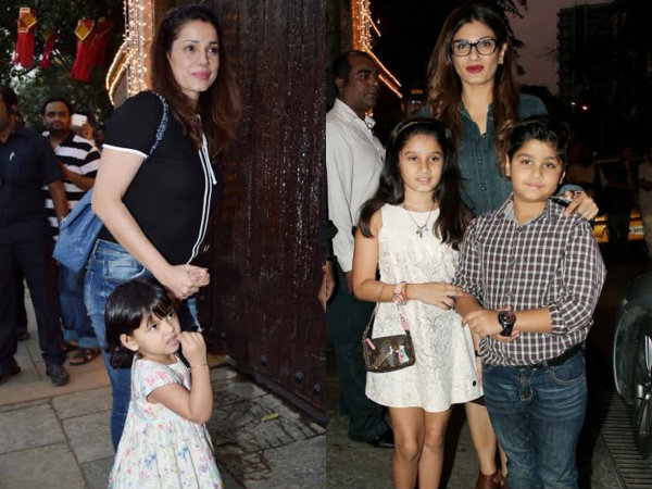 Neelam-Raveena At The B'day Party Neelam-Raveena At The B'day Party