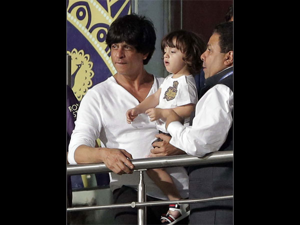 Shahrukh-AbRam At The IPL Match Shahrukh-AbRam At The IPL Match