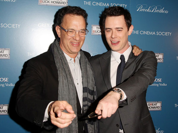 Tom and Colin Hanks Tom and Colin Hanks
