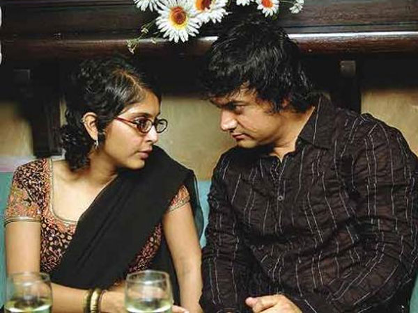 Candid Pic Of Aamir And Kiran Candid Pic Of Aamir And Kiran