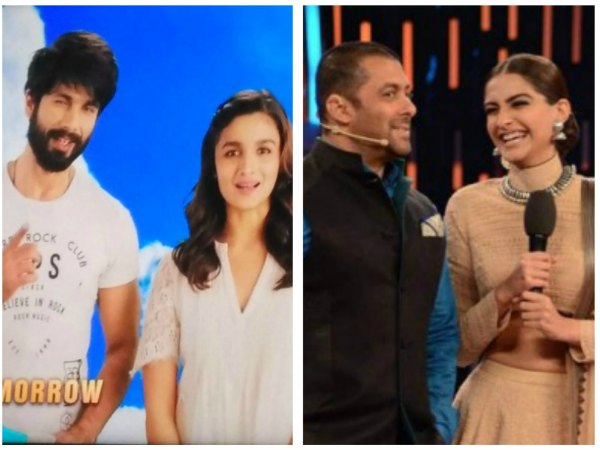 Alia-Shahid-Sonam On Bigg Boss 9