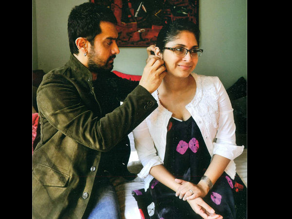 Aamir With His Wife Kiran