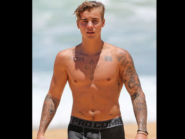 Justin Bieber's New Tattoo: Angel Wings On The Nape!