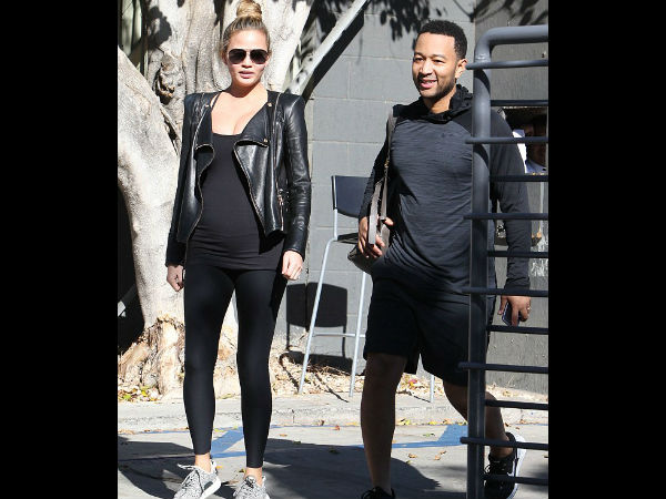 Anne Hathaway & Chrissy Teigen Show Off Their Baby Bumps Anne Hathaway & Chrissy Teigen Show Off Their Baby Bumps
