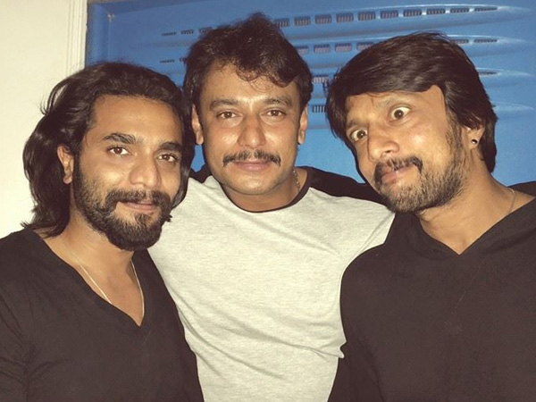 With 'Kuchikoos' Sudeep & Darshan With 'Kuchikoos' Sudeep & Darshan