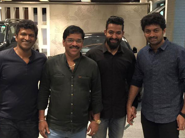 NTR Brothers With Puneeth Rajkumar NTR Brothers With Puneeth Rajkumar
